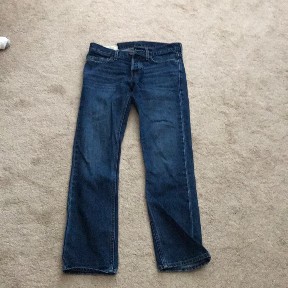 Hollister straight jeans. Worn once.
